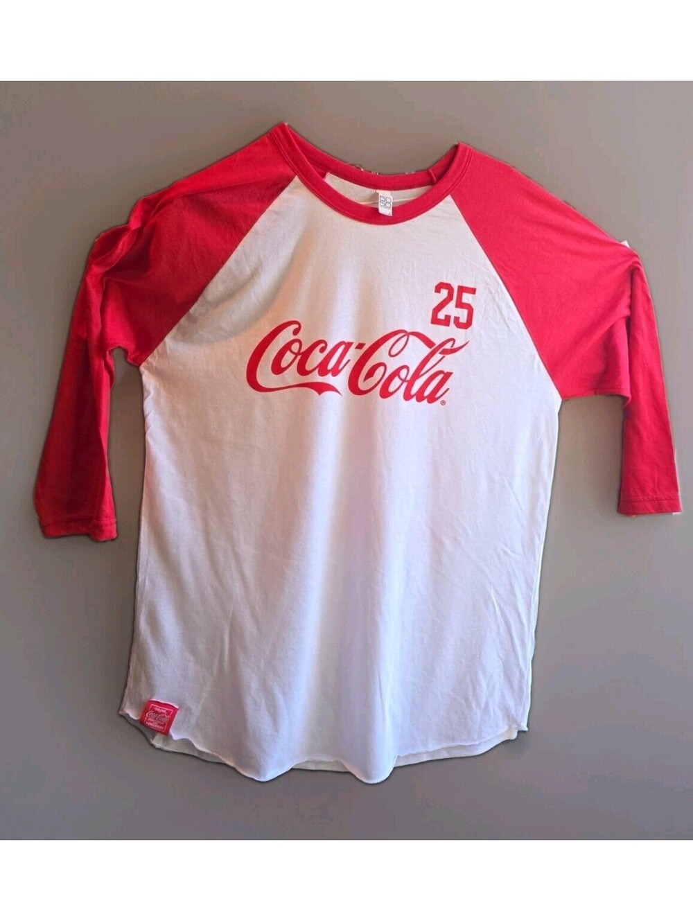 Coca Cola Limited Edition 25 Baseball Jersey Ice Cold Size Large Collectible